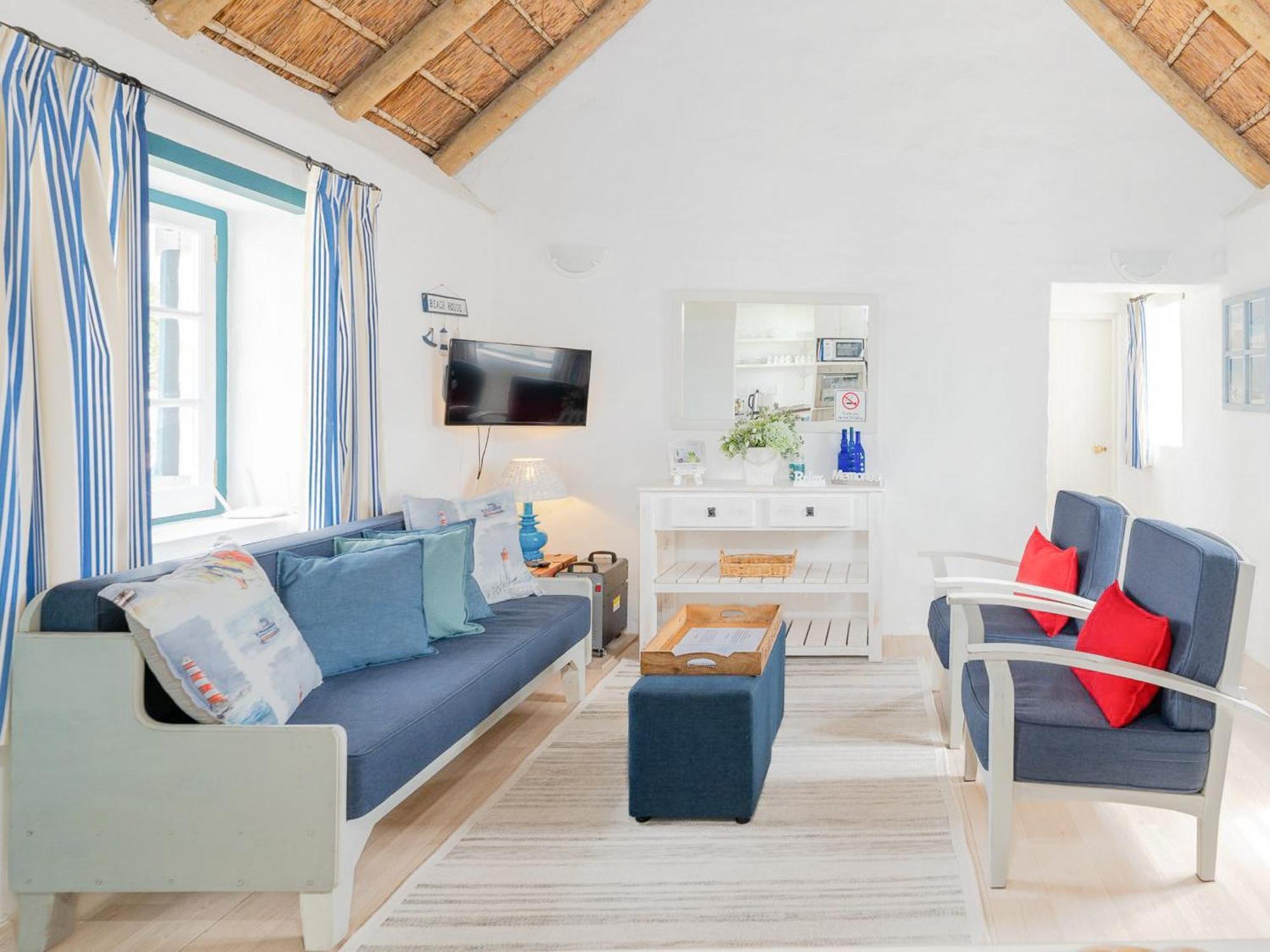 Zandtorini Seaside Cottage สตรุยส์บาย ภายนอก รูปภาพ