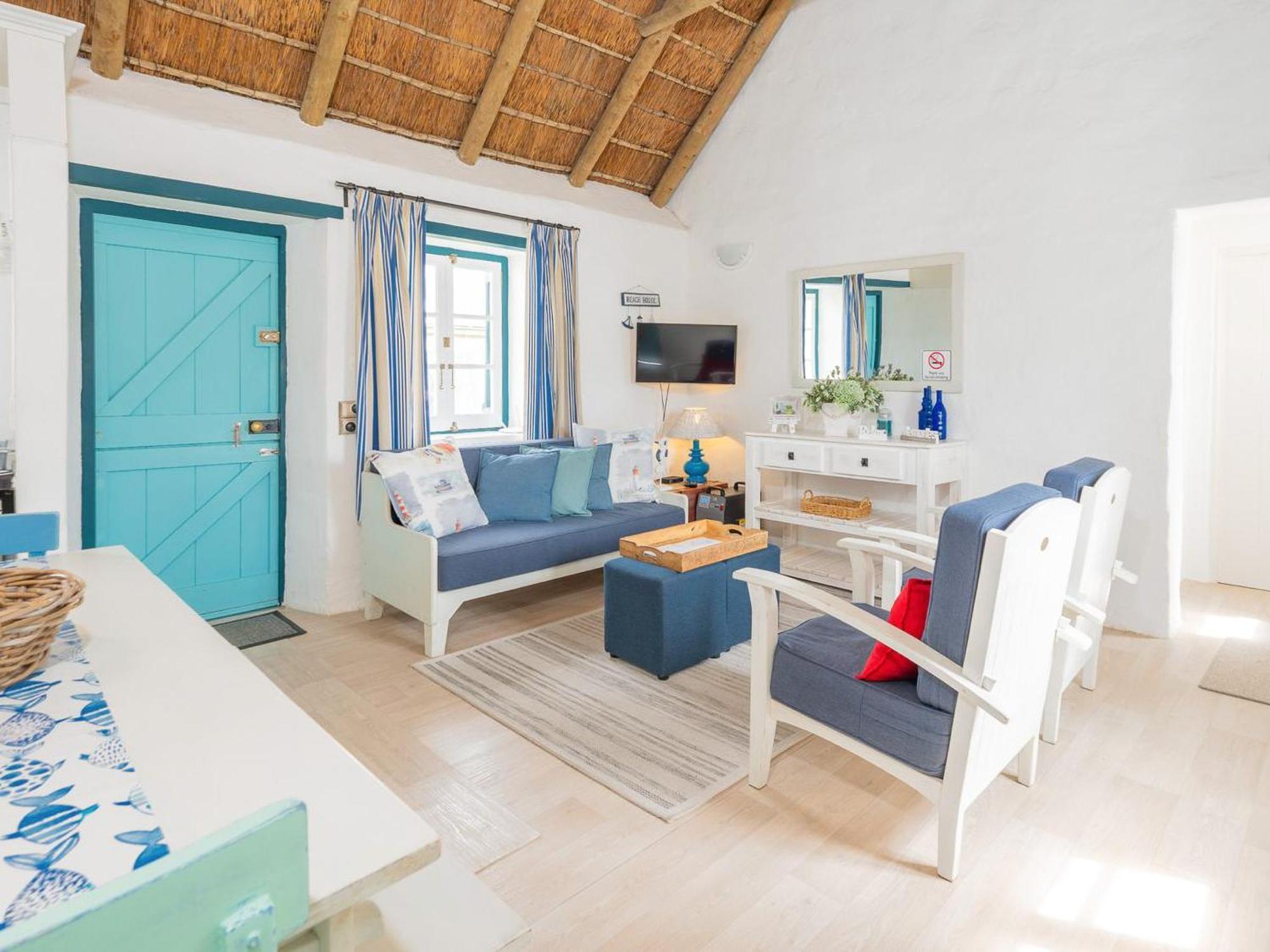 Zandtorini Seaside Cottage สตรุยส์บาย ภายนอก รูปภาพ